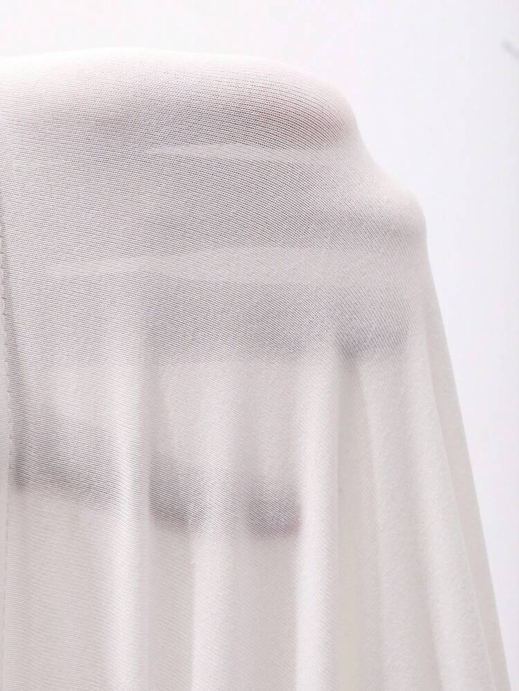 Women's Solid Color Drop Shoulder T-Shirt Sheer Long Sleeve Women Tops,Fall Women Clothes