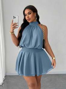 Celure Plus Size Women Elegant Sexy Off Shoulder Bow Formal Dress