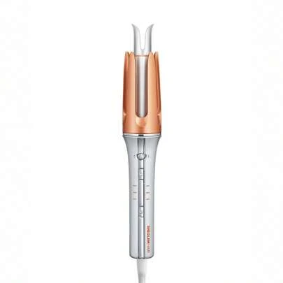 SHEGLAM HAIR It-Curl One-Touch Instant Curler Automatic Curling Iron,Auto Hair Curler,25mm Automatic Hair Curler With 3 Temperatures,Fast Heating & 2-Way Rotation,Automatic Shut-Off,Anti-Scald & Anti-Tangle Rotating Curling Wand,Touch Instant Curler For Hair Styling Birthday Gift Holiday Pink Vibe Makeup Travel School Festivals Rose Present Girl Charm Hair Care Mother's Day Fancy Fashion Rave Party