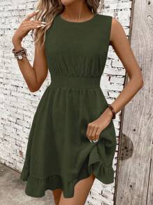 SHEIN Clasi Lässig Moderner Lässig Lässig Urlaubsmode Lässiges Kleid im Landstil