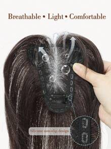 10 Zoll Haartoppers Für Frauen Echte Menschenhaarteile Für Frauen Mit Dünnem Haar