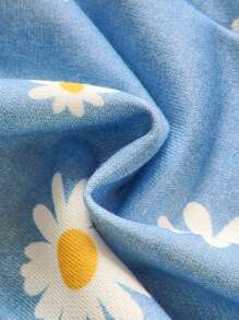 Newborn Baby Girls' Cute Cartoon Print Rompers, Summer Versatile - Multicolor - View 4