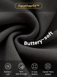 GLOWMODE FeatherFit™ Square Neck Y-Back Bra Gym  Spring Summer - Black - View 8