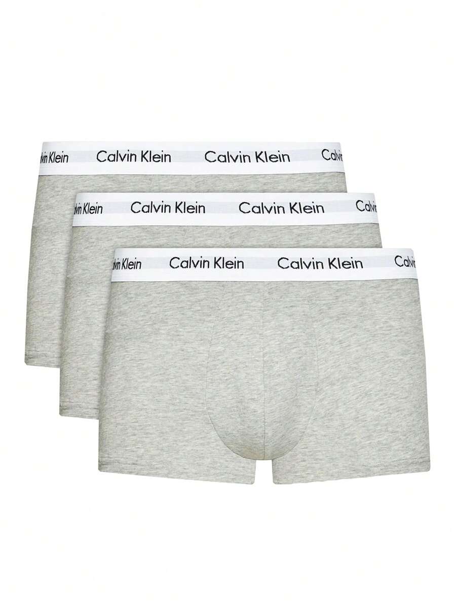 Calvin Klein Low Rise Trunk 3pk - Grey - View 1
