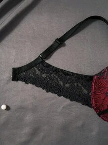 SHEIN 3件套性感蕾丝内衣套装