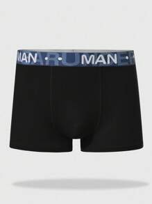 SHEIN 7件装纯色青少年/男童字母腰带平角内裤 - 彩色 - 查看 3
