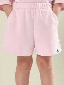 SUMWON 清凉清新冰淇淋印花夏季套装 女童休闲度假沙滩装 休闲装 舒适