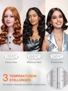 SHEGLAM HAIR It-Curl One-Touch Instant Curler Automatic Curling Iron,Auto Hair Curler,Auto Hair Curler,32mm Automatic Hair Curler With 3 Temperatures,Fast Heating & 2-Way Rotation,Automatic Shut-Off,Anti-Scald & Anti-Tangle Rotating Curling Wand,Touch Instant Curler For Hair Styling32mm Automatic Hair Curler With 3 Temperatures,Fast Heating & 2-Way Rotation,Automatic Shut-Off,Anti-Scald & Anti-Tangle Rotating Curling Wand,Touch Instant Curler For Hair Styling Graduation Birthday Holiday Summer Fall Autumn Y2K Fancy Fashion Women Makeup Cosmetic Party Beach Travel Camping Outdoors School Campus Festivals Decor Gift Present Rose Girl Best Color Charm Vibe Pink Christmas New Year Thanksgiving Day Valentine's Day