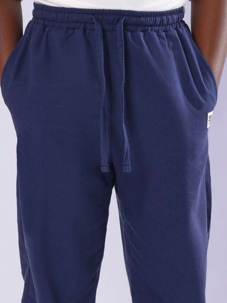 Drawstring Comfortable Jogger Sweatpants With Elastic Cuffs