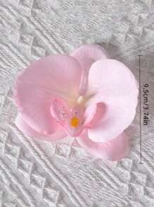 SHEIN 5PCS/3PCS/1PC 70cm Artificial Orchid Flowers, 9 Large Heads Of Real Touch Vivid Phalaenopsis Orchid Flower Stem, Classic Style Artificial Orchid Swags, Decorative Silk Phalaenopsis Flowers, Artificial Flowers Branches For Living Room Home Decoration, Hotel Wedding Floral Arrangement,Beautiful Home Decor For Halloween, Christmas, Chinese New Year,Great Gifts For Girlfriend And Mother On Valentine's Day And Mother's Day