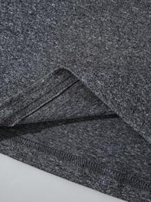 INAWLY 女士休闲花卉印花短袖 T 恤，夏季 - 灰色 - 查看 3