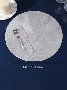 SHEIN 1-12pcs Washable And Wipeable Kitchen Dining Placemat, Multicolor Table Decoration Mat For Festivals And Weddings