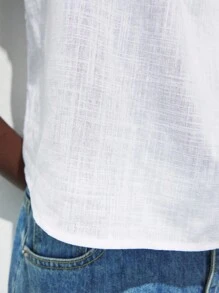 Maija 2026 Spring & Summer Outfits Women's Halter Design Bohemian Resort Top, White Pleated Camisole For Summer Vacation, Beach Wear Romantic,Bohemian Style, Beach Wear, Swimsuit Cover-Up,Simple Daily Wear, Country Style, Essential, Solid Color,Ideal For Woman Going Out Tops Graduation Outfit European Summer Hawaii Outfits For Women Streetwear Women Stockholm Style Teacher Outfits For Women,Summer Tops,Beach Outfit For Women - Apricot - View 7