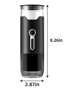 Portable 2-In-1 Coffee Machine Suitable For Travel Camping Vehicles And Offices, American Espresso Capsule Coffee Machine, UBS Charging Wireless Coffee Machine Suitable For Coffee Powder And Tea Powder  Capsules - Multicolor - View 12