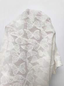 Elenzga Women Muscle Fabric Contrast Mesh Knit Short Sleeve T-Shirt - Apricot - View 7