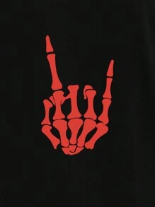 SHEIN CURVE+ Plus Size Women Slogan Graphic Round Neck Short Sleeve Casual T-Shirt