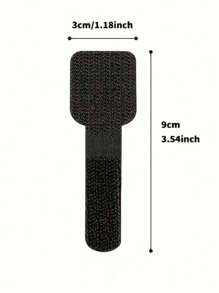 20pcs Nylon Cable Clips - Black And White, Desktop Data Cable And Computer Wire Organizer - Multicolor - View 5