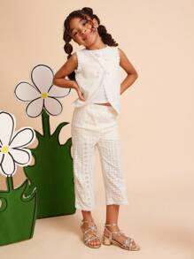 Mini mi 水晶镶嵌 3D 蝴蝶水钻粗跟香槟色礼服凉鞋|公主角色扮演高跟鞋 - 香檳色 - 查看 7