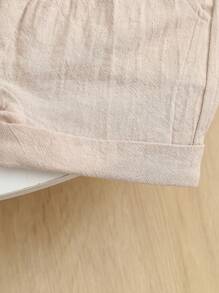 Set di 2 pezzi di outfit casual per neonato maschio, stile universitario con top a maniche corte a girocollo e pantaloncini con vita elastica, adatto per l'estate, da 6 mesi a 3 anni, alla moda e carino, in comodo tessuto di cotone, scelta perfetta per l'uso quotidiano, attività all'aperto e il ritorno a scuola