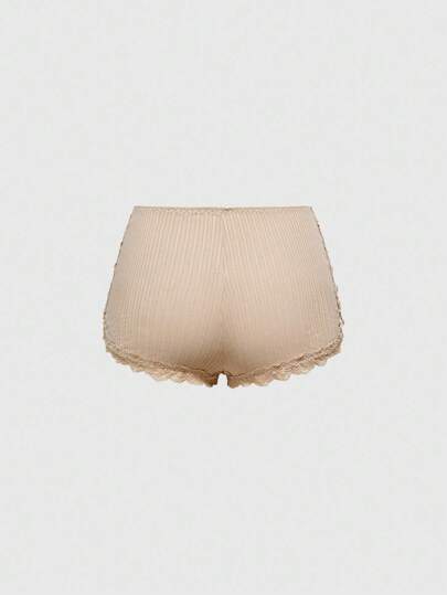 Knitted Jacquard Fabric Lace Trim Safety Shorts/Briefs