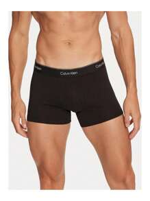 3 paquete Men's Boxer Briefs - Negro - Ver 2