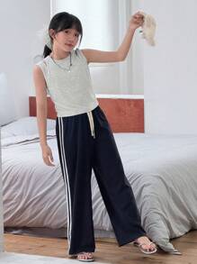 Dazy Kids Tween Girls Daily Casual Loungewear - Grey - View 6