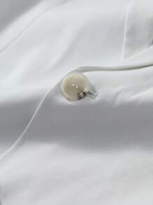 Calvornis Men's Solid Color Business Commuter Suit Jacket Wedding Suits For Men White Men's Suit Casual Suits For Men