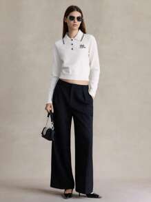 Briarwyn Women's Spring/Autumn Casual Diamond & Beaded Decorated Sweater