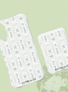 The White Lotus 1 pieza Funda de teléfono con ranura para tarjeta magnética beige compatible con iPhone 11 12 13 14 15 Pro Max, marca N26