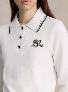 Briarwyn Women's Spring/Autumn Casual Diamond & Beaded Decorated Sweater