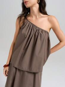 Ontre 2025 年夏季女士优雅无袖纯色露肩长裙，适合毕业典礼、派对、独立日、海滩、休闲、婚礼嘉宾、阵亡将士纪念日、舞会、百搭日常穿着