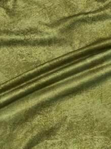 EgrlEra Women's Sheer V-Neck Half Zip Short Sleeve Printed T-Shirt - Multicolor - View 5