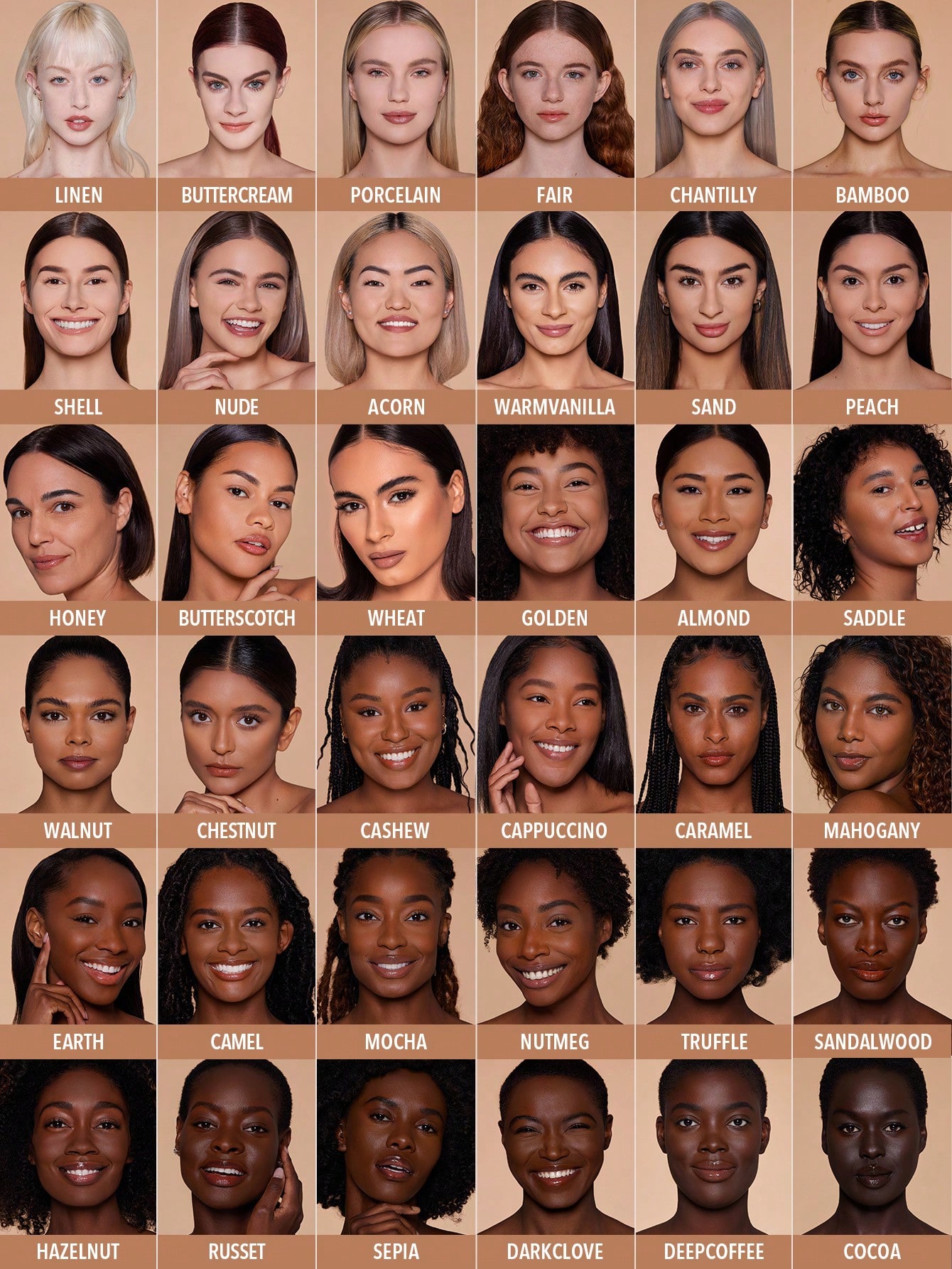 SHEGLAM بودرة أساس Skin-Focus عالية التغطية-كريمة...