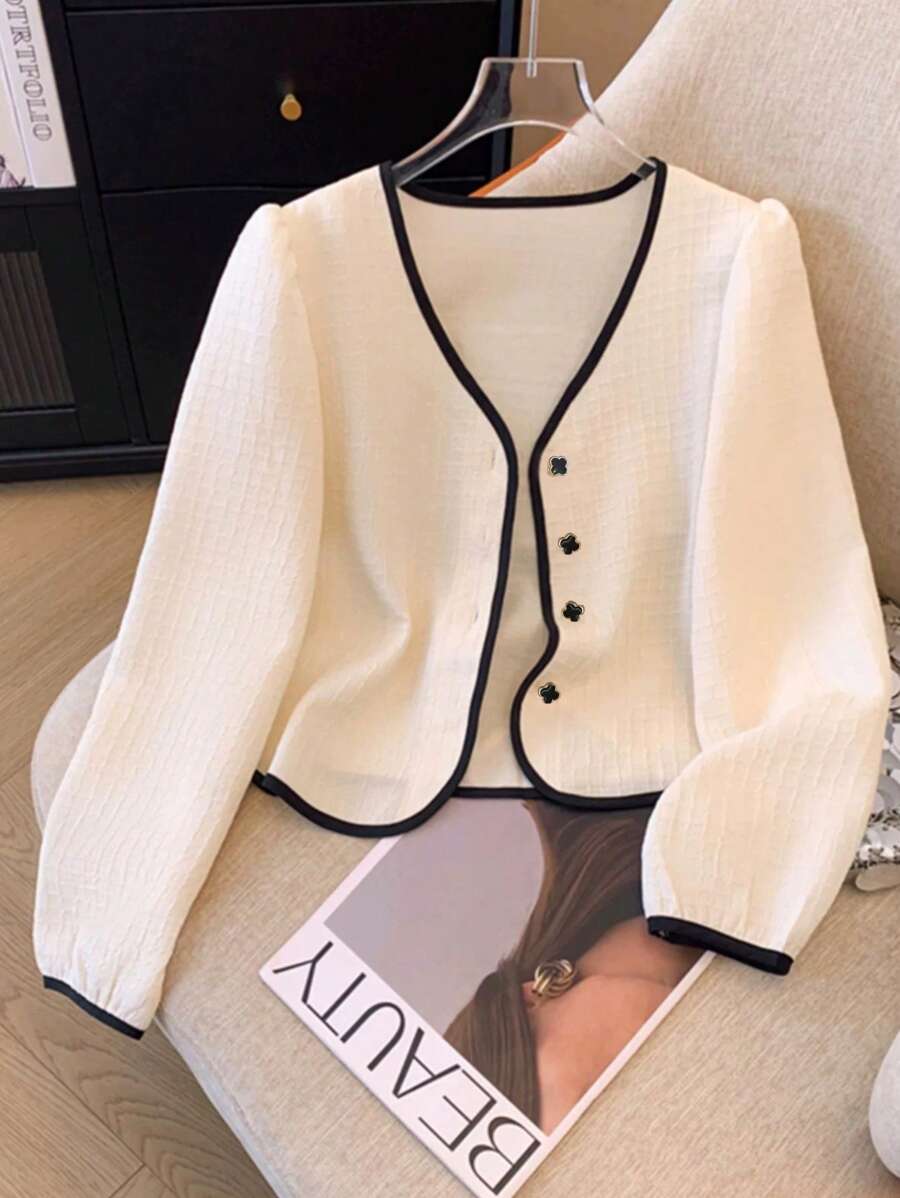 New Stylish & Elegant Short Thin Cardigan For Women Fall Winter Cloth For Women