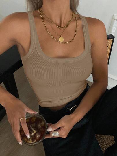 Livesso Women's Simple Solid Color Casual Business Top, Summer New Arrival