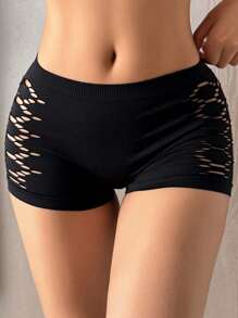 DAZY Side Hollow Slim Fitting Shapewear Briefs For Women