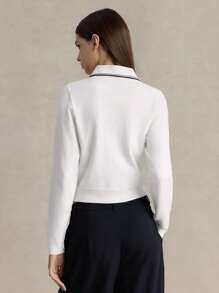 Briarwyn Women's Spring/Autumn Casual Diamond & Beaded Decorated Sweater