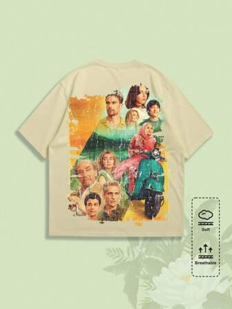 The White Lotus Men Short Sleeve Round Neck T-Shirt, Unisex Fashion Couple T-Shirt, Summer Casual Short Sleeve Top , New Model 2025