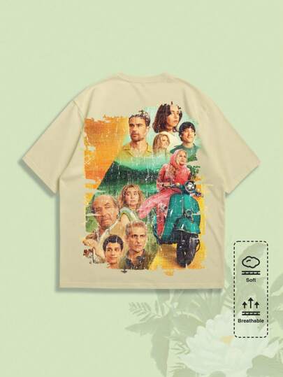 The White Lotus Men Short Sleeve Round Neck T-Shirt, Unisex Fashion Couple T-Shirt, Summer Casual Short Sleeve Top , New Model 2025