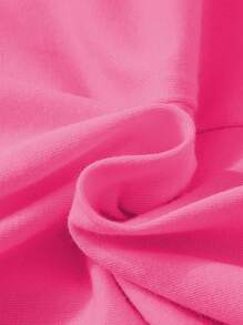 Macacão Colorblock com Bolsos Duplos para Meninas Pré-adolescentes no Verão - Pink - Visão 8