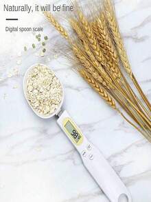 SHEIN 1 Pc Electronic Measuring Spoon Scale, Compact Home Kitchen Digital Scale, Handheld Ingredient Spoon Weight Scale, Food Measurement Tool - Multicolor - View 9