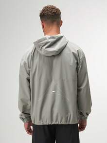 ARC Activewear 1/4 Zip Sweater Hoodie Performance Top Gym Workout Long Sleeve - Grey - View 3