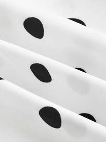 SHEIN MOD Women's Black & White Polka Dot Bandeau Long Dress, Minimalist & Fashionable, Summer,Polka Dot Dress,Wedding Guest Dress Women,Birthday Dresses For Women,Country Concert Outfit,Party Dresses For Women,Brunch Outfits For Women,Classy Outfits For Women,Tea Party Dress