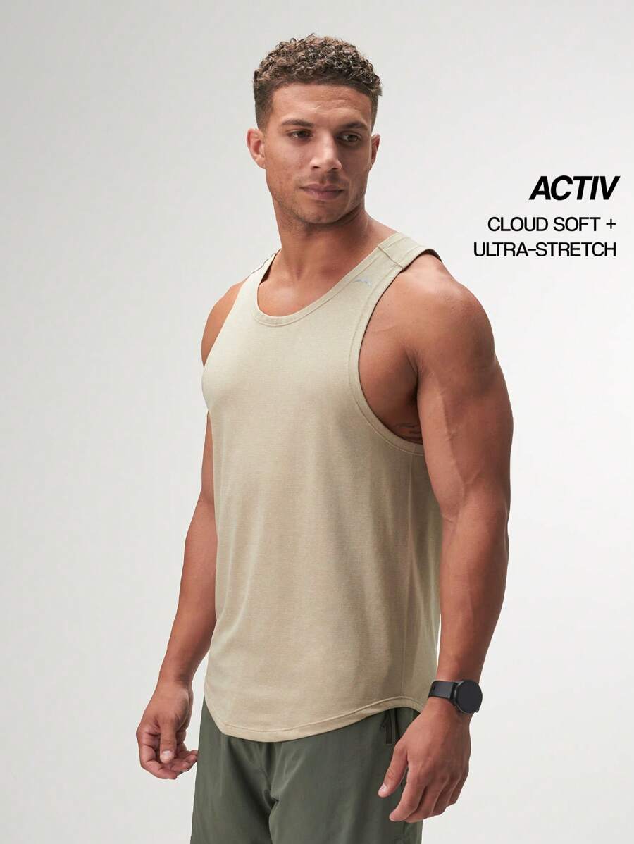 Camiseta de rendimiento fluida - Caqui - Ver 1