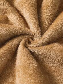 SHEIN Tween 男童休闲撞色拼布连帽内衬夹克，适合秋季、春季、冬季，适合户外玩耍、学校、街头、派对和休闲，性价比高 - 黑色 - 查看 3