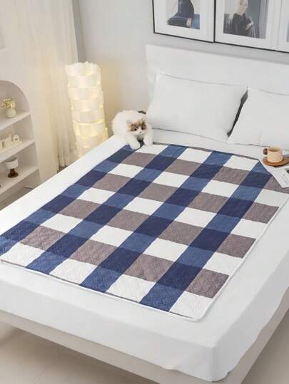 SHEIN 1 Stück wasserdichte waschbare Inkontinenzunterlagen für ultimativen Schutz von Betten, Reiseessentials für zu Hause