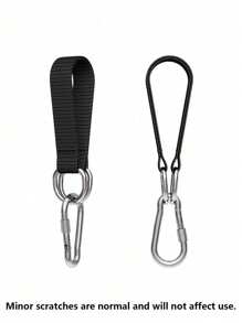 SHEIN 1/2 Stück Multifunktionale Outdoor Hängeseile, Camping Hängeseile, Schaukelseile, Sandsackseile, Hängeschlaufen, Verlängerungsseile, Hängeseile, Multifunktionale Outdoor Hängeseile - Strapazierfähige Schaukeln und Geräteösen, wetterfest und einfach zu installieren (leichte Kratzer sind normal und beeinträchtigen die Nutzung nicht) - Schwarz - Übersicht 6