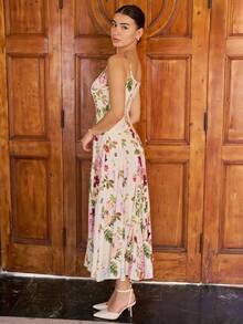 Andrea Bello FLORAL PRINT CAMI DRESS,SUMMER DRESSES FOR WOMEN - Multicolor - View 3