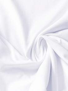 SHEIN EZwear 女士短袖花卉印花圆领休闲T恤，度假风格，夏季