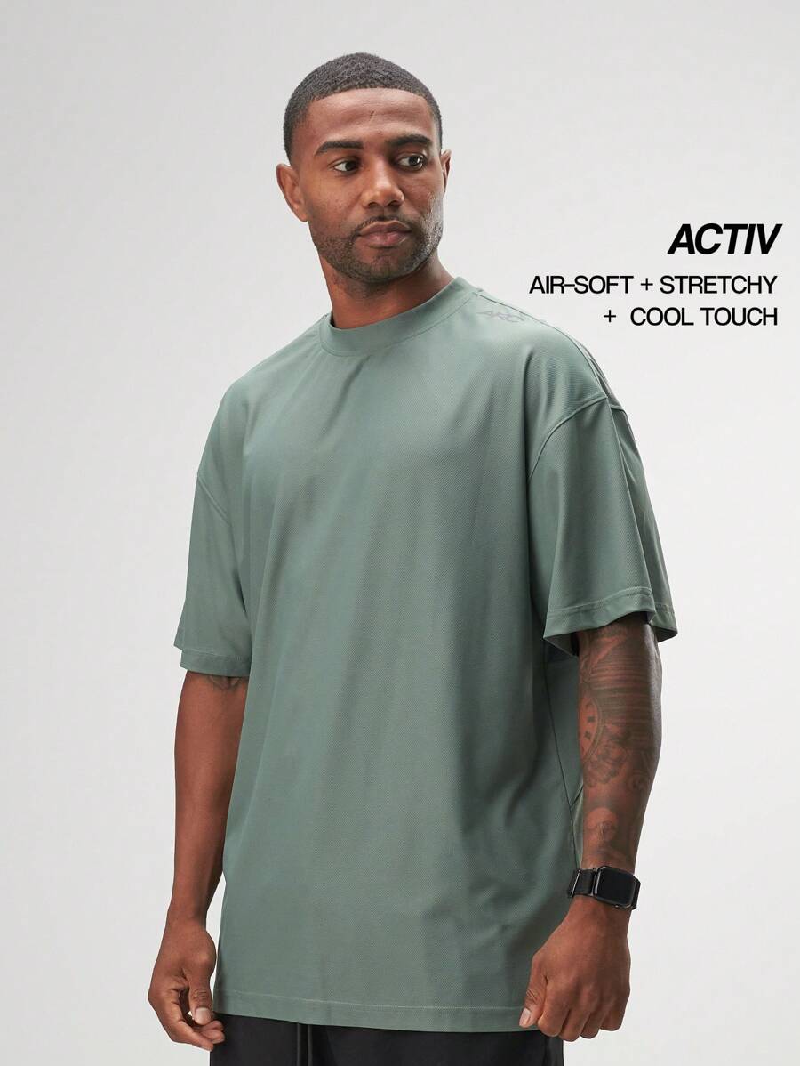 Trinity Oversized T-Shirt - Blue - View 1